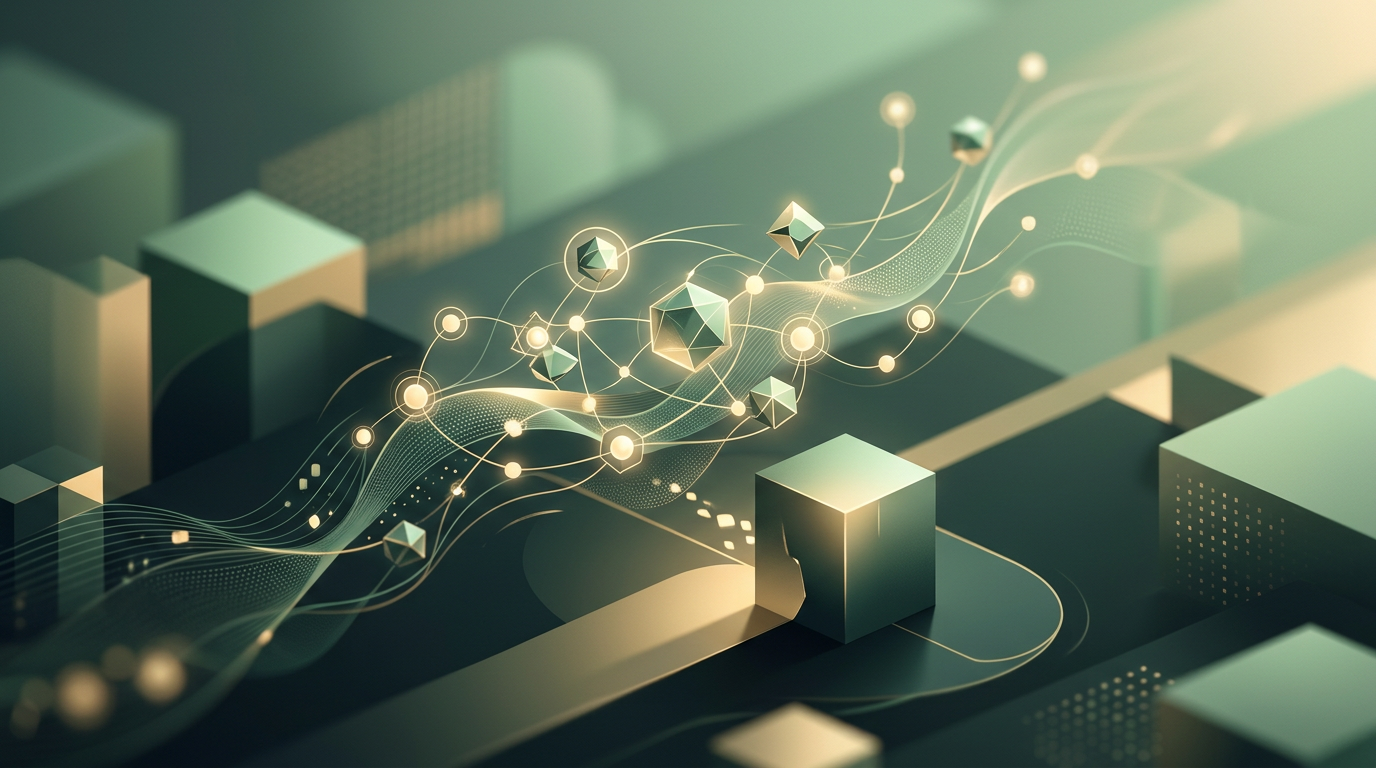 Technical diagram showing multiple AI agents collaborating in a complex neural network